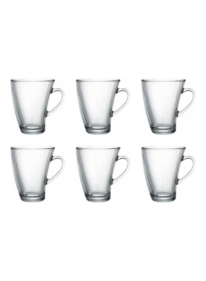 Pasabahce Tea Mug Set Penguen -6 Cups- 300 Ml 295 cc 10 oz-Turkey Origin Clear - Image 1