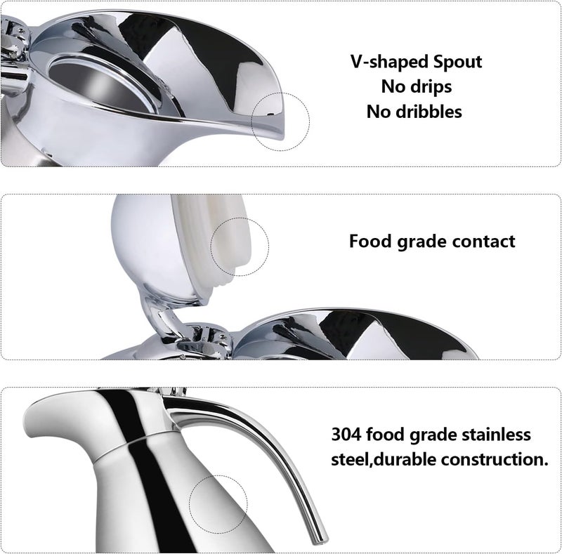 Luvan 2.0L 68oz Food-grade 304 Stainless Steel Thermal Carafe/Double Walled Vacuum Insulated Coffee Pot with Press Button Top,12+ Hrs Heat&Cold Retention,BPA Free,for Coffee,Tea,Beverage etc - Image 5