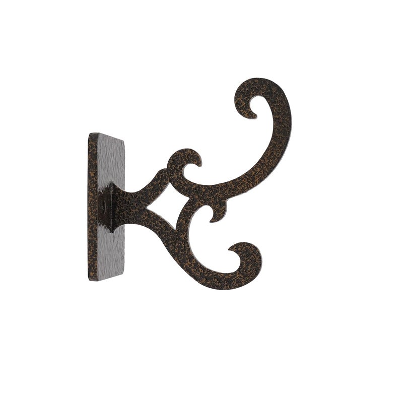 NAITIK CREATION Scrollwork Metal Wall Hook Hanging Coat Hook for Wall Coat Hanger Wall Mounted Bag Hooks for Coats Backpack Purse Towel Pack of 2 - Image 4