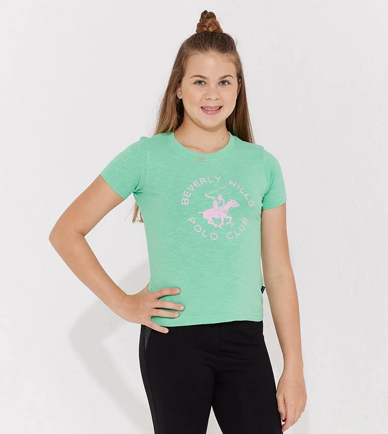 Beverly Hills Polo Club Logo Graphic T-Shirt