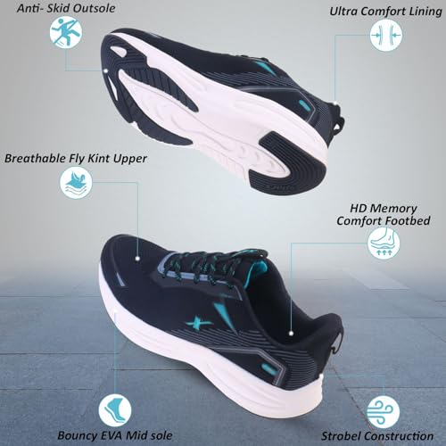 SPARX SM-973 Black Sports Shoe for Men - Image 3