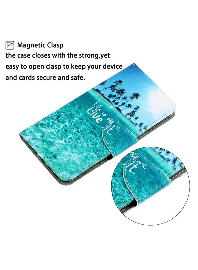 Zaboon Case For iPhone 13 3D Colored Drawing Horizontal Flip Leather Phone Case - Image 4
