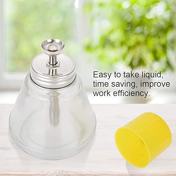 Sonew 150ml Pump Dispenser Bottle Empty Pump Bottle Liquid Container Glass Alcohol Pressing Bottle Nail Polish Makeup Tool for Beauty - Image 5