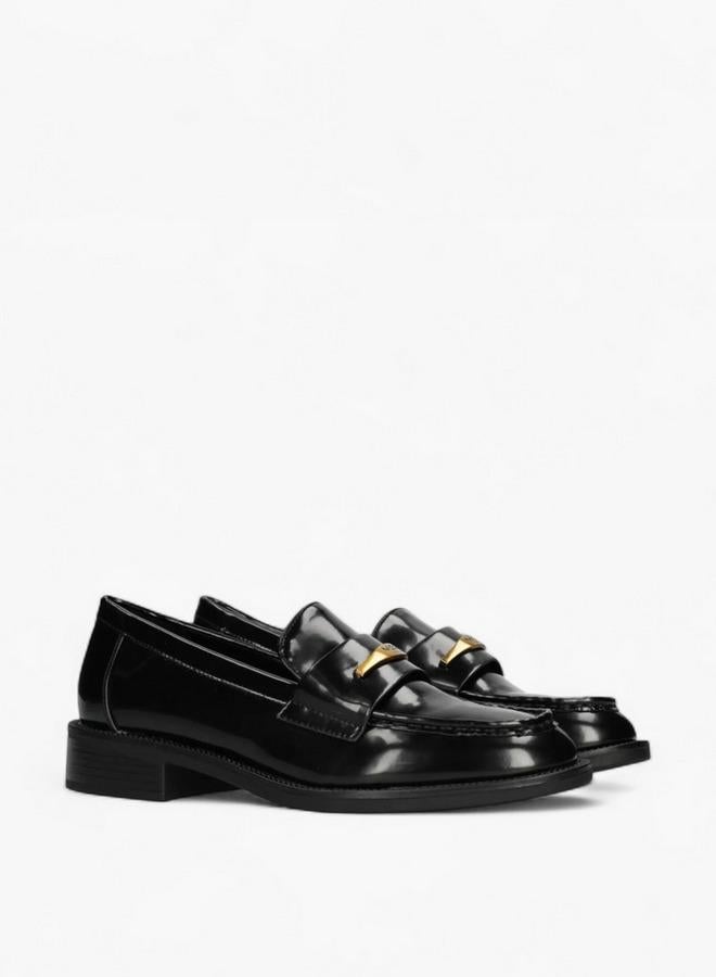 MEXX Metallic Accent Slip-On Loafers - Image 2