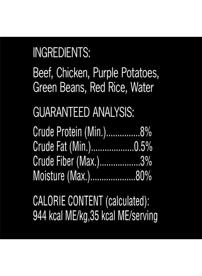 CESAR SIMPLY CRAFTED Adult Soft Wet Dog Food Meal Topper Beef, Chicken, Purple Potatoes, Green Beans & Red Rice, 1.3 oz. Tubs, (Pack of 10) - Image 4
