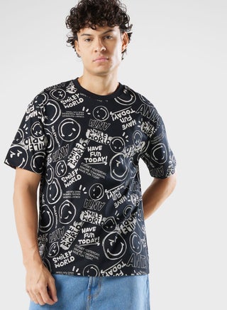 Smiley Printed T-Shirt