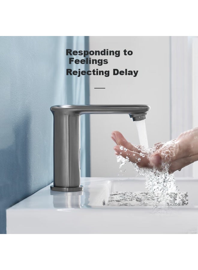 Interhasa! 1c2095 Single Cold Induction Faucet Pure Copper Fully Automatic Induction Faucet Intelligent Basin Washbasin Sensor - Image 3