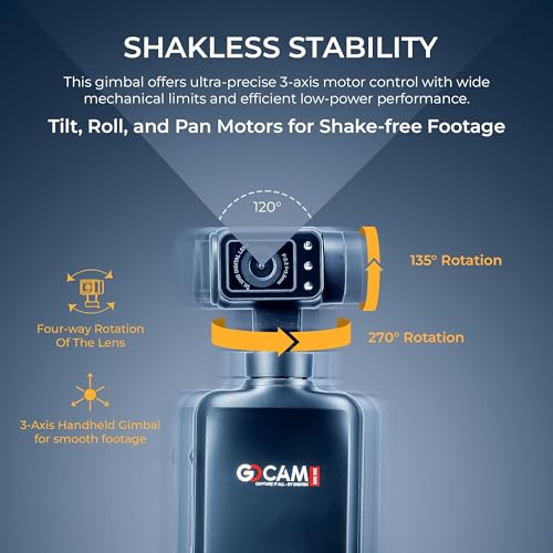 Digitek (DAC 202 5K 3-Axis Handheld Action Camera with AI Face Tracking, 3.5” Rotating Screen, 48MP Sensor, Wi-Fi, Night Vision & External Mic Support - Image 5