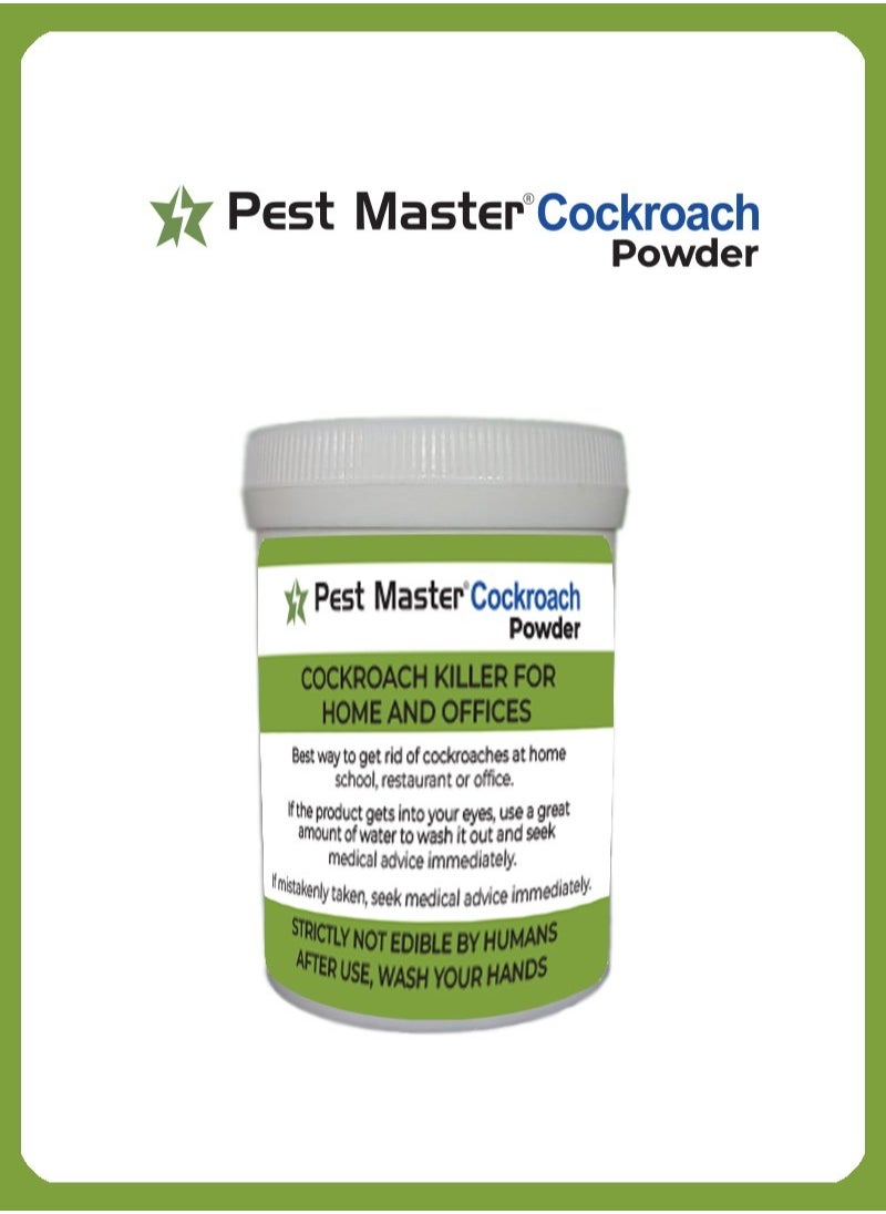 Pest Master - باستخدام طُعْم صراصير بيست ماستر - مسحوق خبير للتحكم 100غ - Image 1
