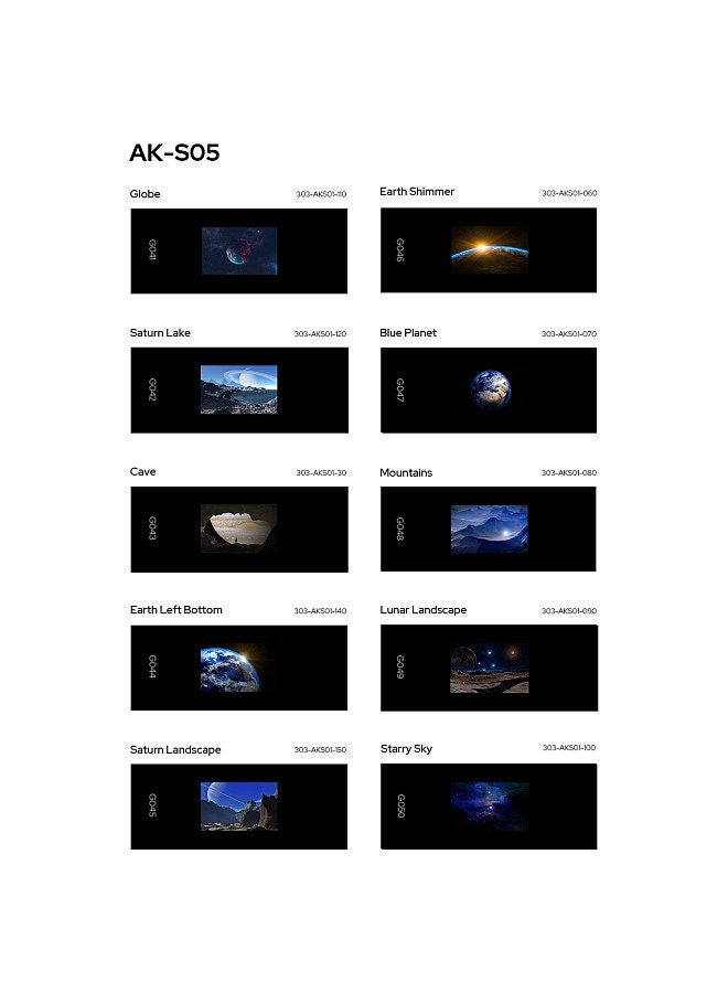 Godox AK-S Full Slide Set Transparencies for Godox AK-R21 Camera Flash Projector, Pack of 60pcs  - Image 2
