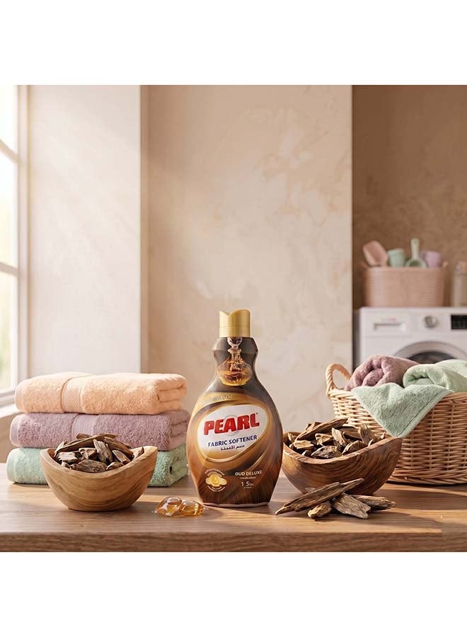 Pearl Fabric Softener Concentrate 1.5L Oud Deluxe Perfume Capsules Long Lasting Luxury Fragrance Laundry Conditioner 1.5 L - Image 4