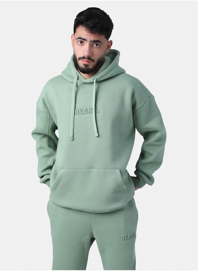 ASTK - Relaxed hoodie with chest 3D print - Image 1