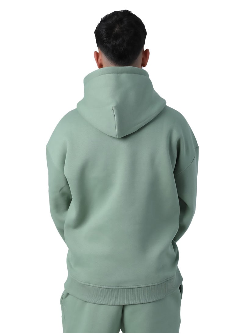 ASTK - Relaxed hoodie with chest 3D print - Image 1