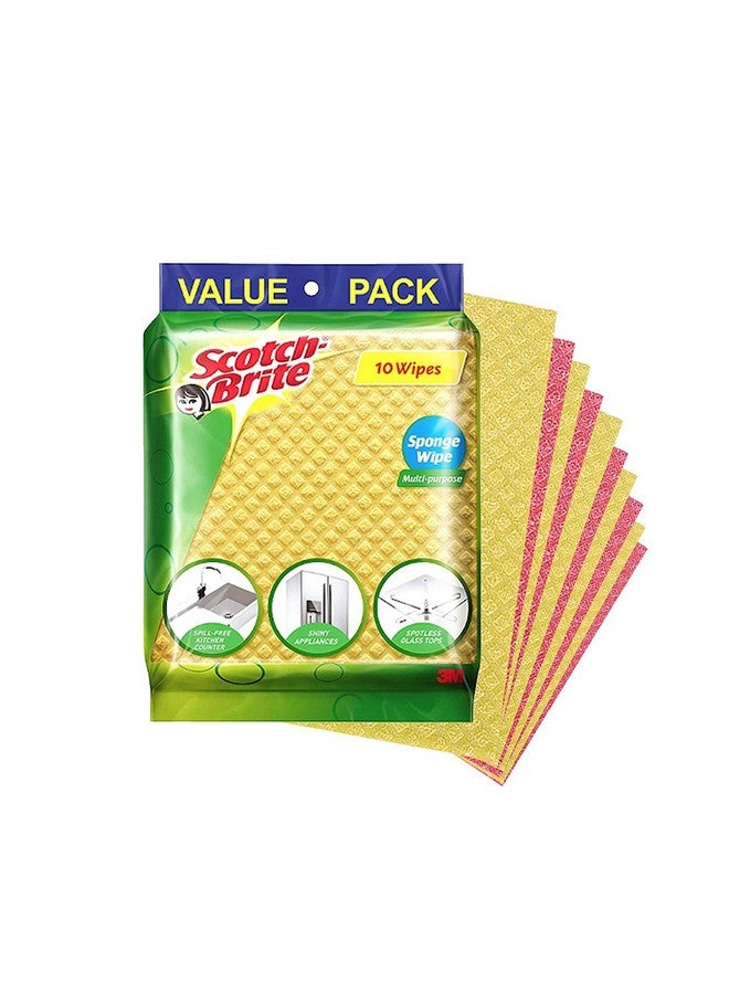 سكوتش مناديل إسفنجية كبيرة - 10 قطع (عبوة واحدة) - Image 1