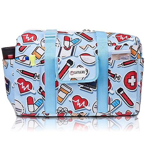 SHYLERO Nurse Bag and Utility Tote Waterproof Top YKK Zip L18 x H14 x W7 46x18x36cm Cure All - Image 1