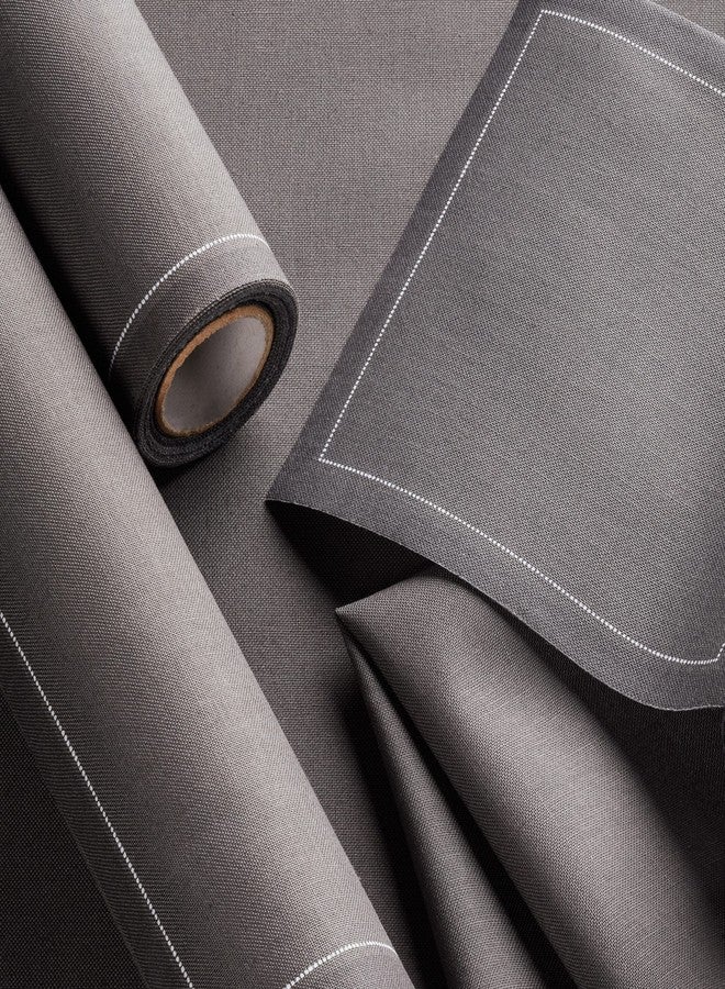 MY DRAP Cotton Cocktail Napkin - 4.5 x 4.5 in - 50 units per roll - Anthracite - Image 3