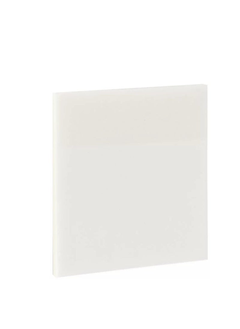 Deli 50-Sheet Semi-Transparent Milky White Sticky Notes 3x3 Inch Size  - Image 2