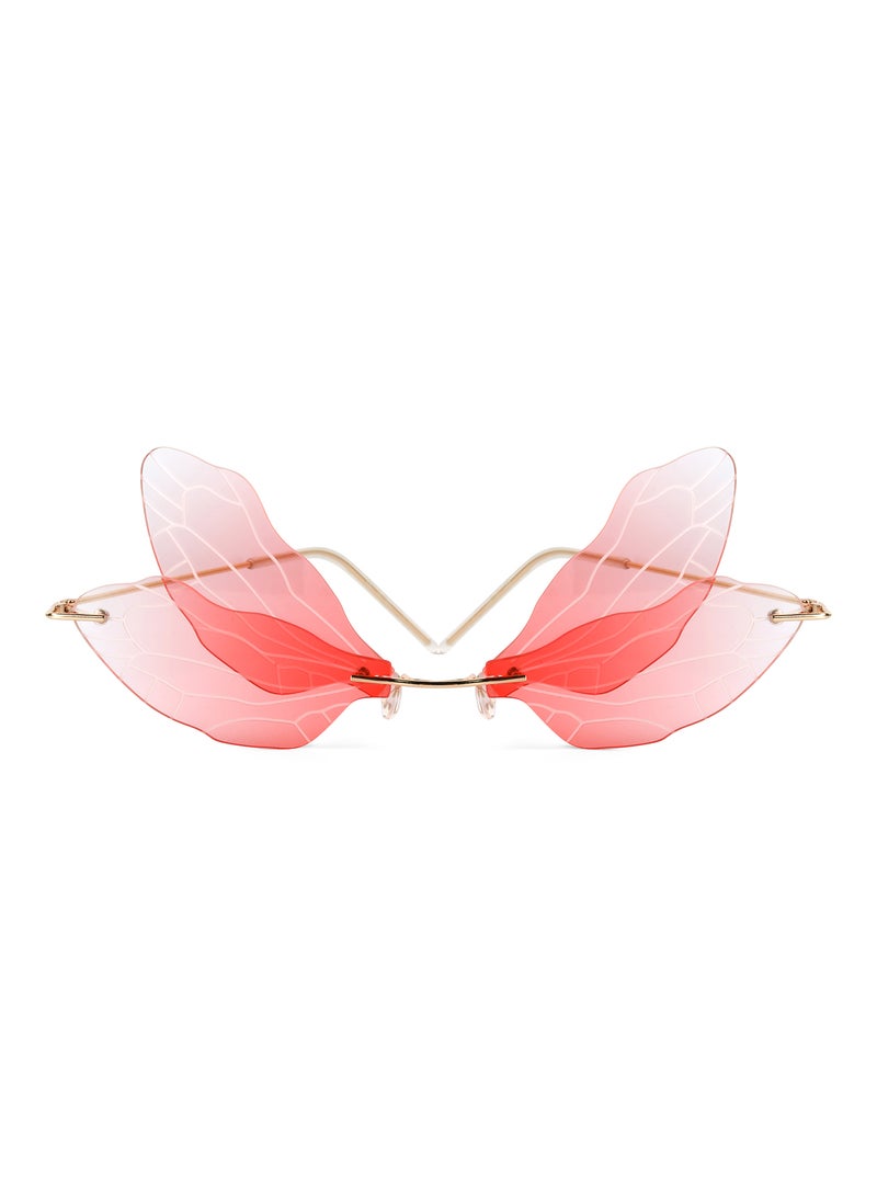 Woggles Red Pappy Zanthe Red Butterfly Sunglasses - Image 1