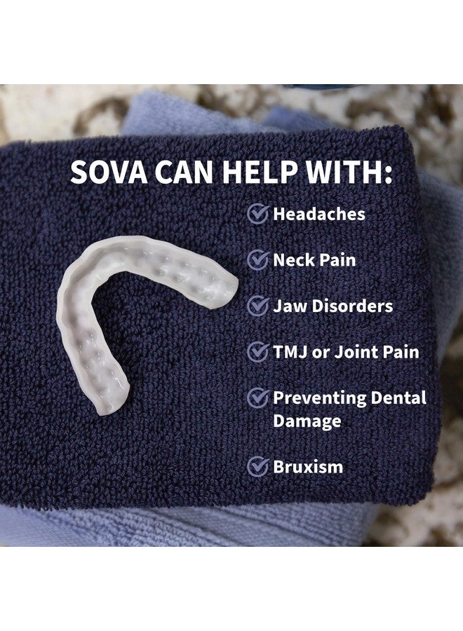 SOVA 3D Night Guard with Case - 2.0mm Thin - Custom-Molded Fit - Protects Against Nighttime Teeth Grinding & Clenching - Odor & Taste Free - Remoldable Up to 20 Times - Non Toxic - Image 3