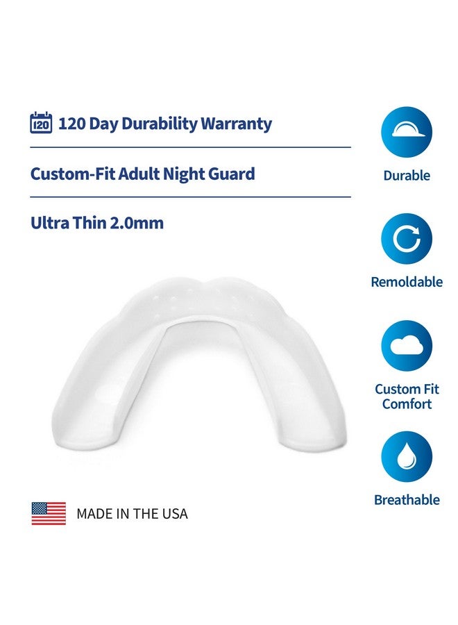 SOVA 3D Night Guard with Case - 2.0mm Thin - Custom-Molded Fit - Protects Against Nighttime Teeth Grinding & Clenching - Odor & Taste Free - Remoldable Up to 20 Times - Non Toxic - Image 5