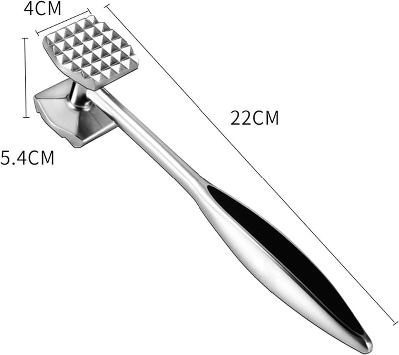 Clovis Meat Tenderizer, Dual-Sided Nails Meat Mallet, Meat Hammer Used for Steak, Chicken, Fish?Meat Pounder with Rubber Comfort Grip Handle, Meat Tenderizer Tool (1 pcs) - Image 5