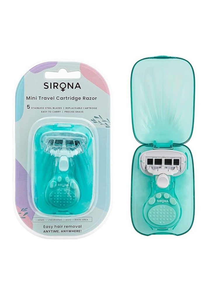 Sirona شفرات سيرونا 5 بلades ماكينة حلاقة إزالة الشعر للسفر المصغرة - Image 1