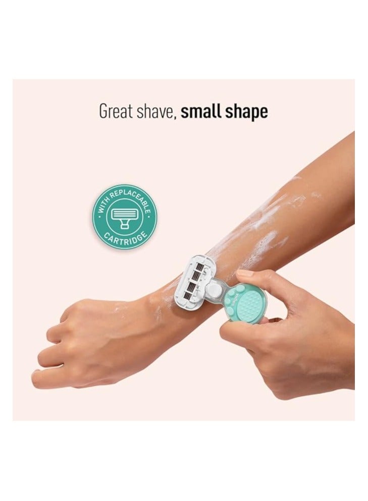 Sirona شفرات سيرونا 5 بلades ماكينة حلاقة إزالة الشعر للسفر المصغرة - Image 2