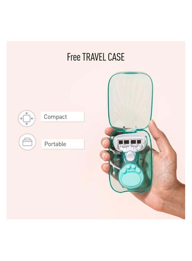 Sirona شفرات سيرونا 5 بلades ماكينة حلاقة إزالة الشعر للسفر المصغرة - Image 3