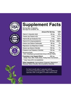 Natures Craft Nighttime Liver Detox & Hydration Pills - Pre and Post Drinking Recovery Liver Support Supplement for Better Mornings with DHM Dihydromyricetin Milk Thistle Extract and Electrolytes (240 Capsules)  - Image 2