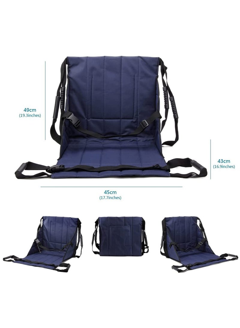 XiuWoo Patient Lift Stair Slide Board Transfer Emergency Evacuation Chair Wheelchair Belt Safety Full Body Medical Lifting Sling Sliding Transferring Disc Use for Seniors and People with Disability - Image 5