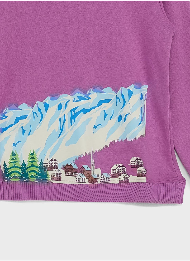 Pinata - Girls Graphic Printed Sweatshirt - Image 1