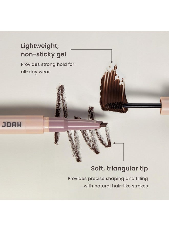 JOAH Brow Down To Me Dual Brow Pencil And Gel, Ash Brown - Image 3