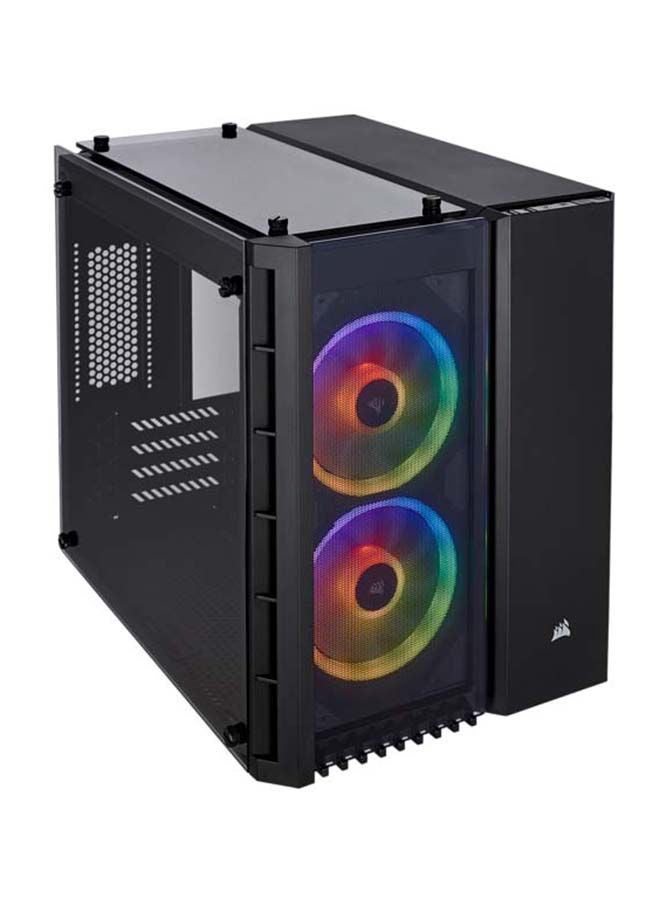 كورسير كريستال 280X RGB هيكل كمبيوتر زجاجي مقسى Micro ATX - Image 2