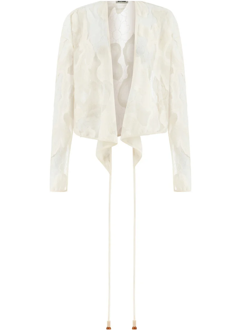 Nocturne Scallop Embroidered Blouse