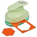UCEC 275 Inch Hexagon Paper Punch for Scrapbooking and Card Making Heavy Duty Craft Punch for 80 lb Cardstock Large Geometric Punch with Ergonomic Handle and Safety Lock - Image 2