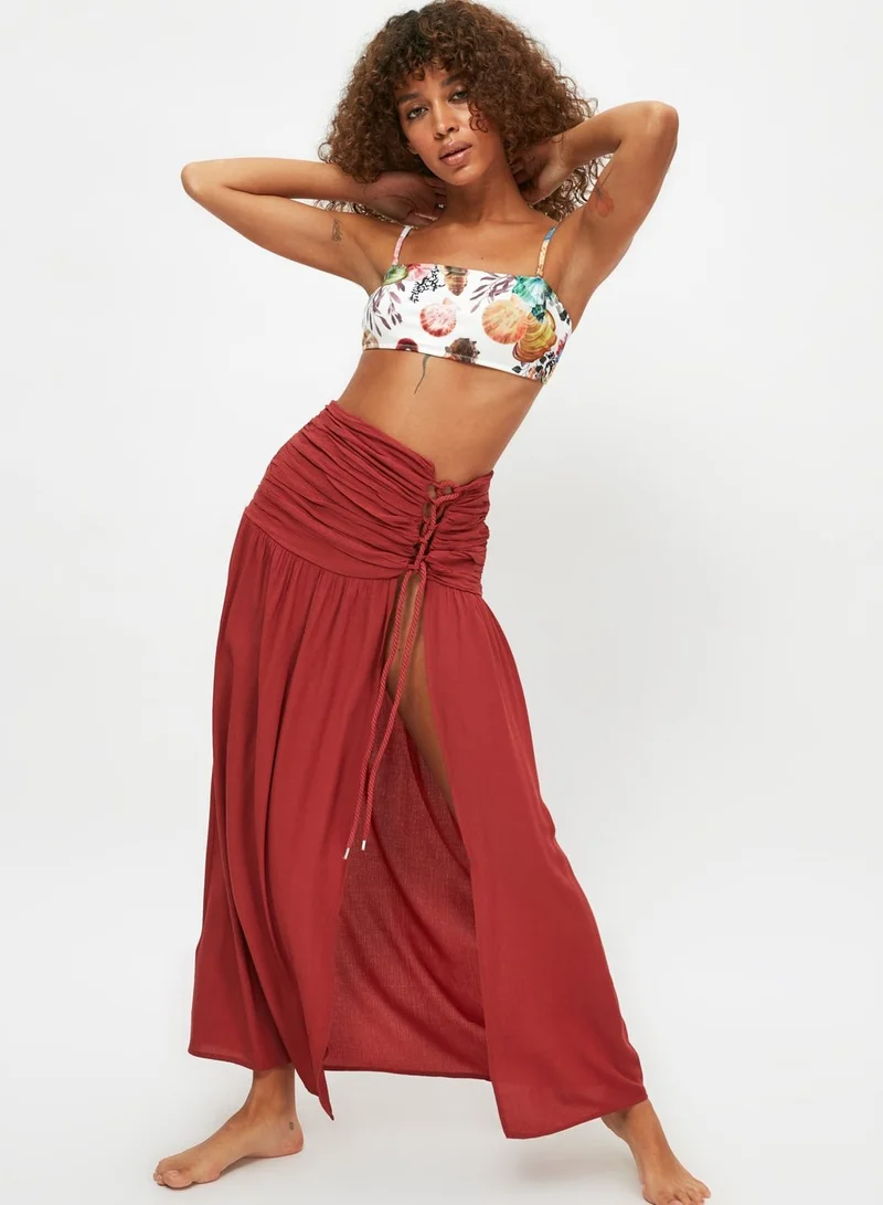 trendyol Front Split Maxi Skirt
