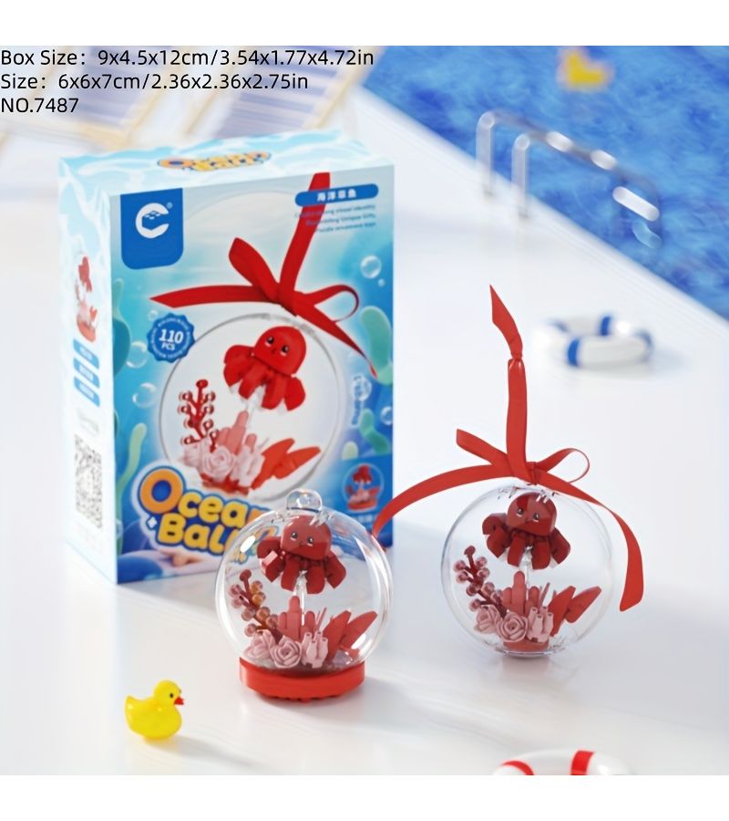 Ocean Creatures Building Blocks 7484 For Parent Child Play And Decoration - Image 5