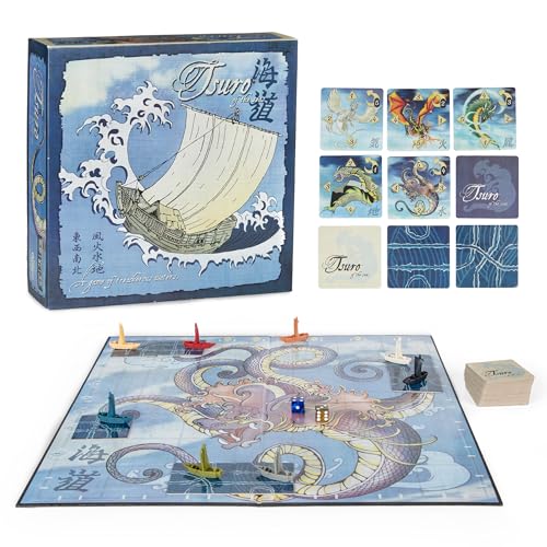 Tsuro of the Seas A Game of Treacherous Waters Family Board Game