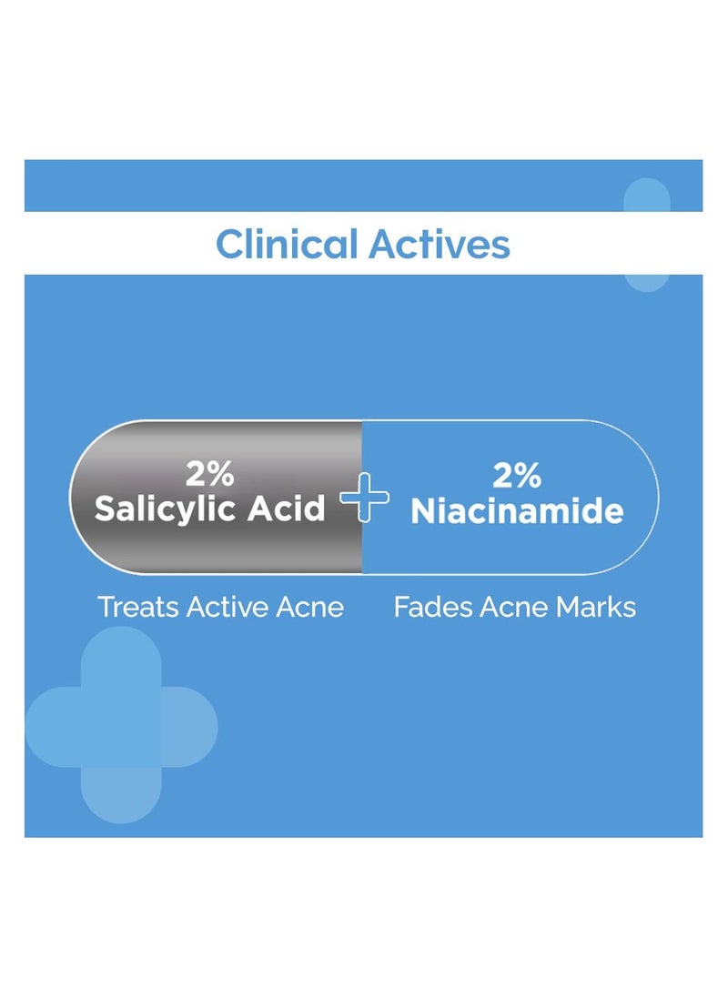 THE derma Co - The Derma Co Sali-Cinamide Anti-Acne Face Wash with 2% Salicylic Acid & 2% Niacinamide - 80ml - Image 1