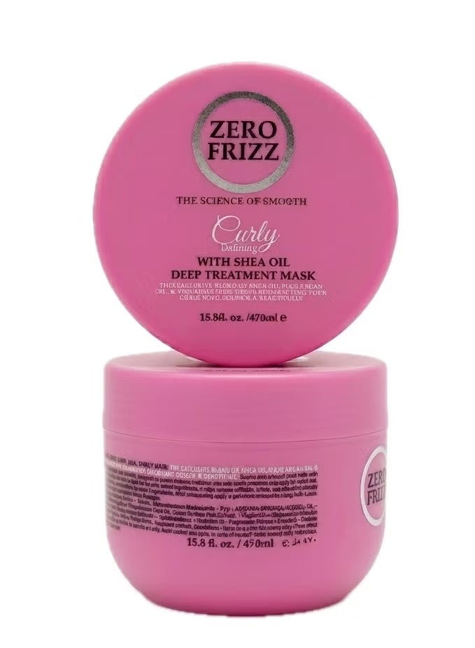 Zero Frizz Curly Defining Deep Treatment Shea Oil Mask470ml