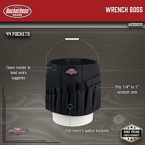 Bucket Boss Wrench Boss Bucket Tool Organizer in Black, AB30020 - Image 3