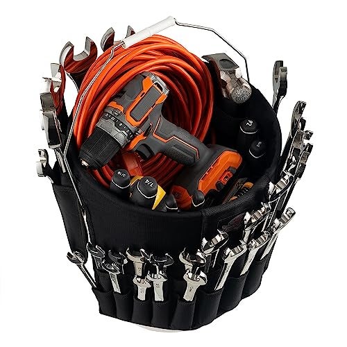 Bucket Boss Wrench Boss Bucket Tool Organizer in Black, AB30020 - Image 5