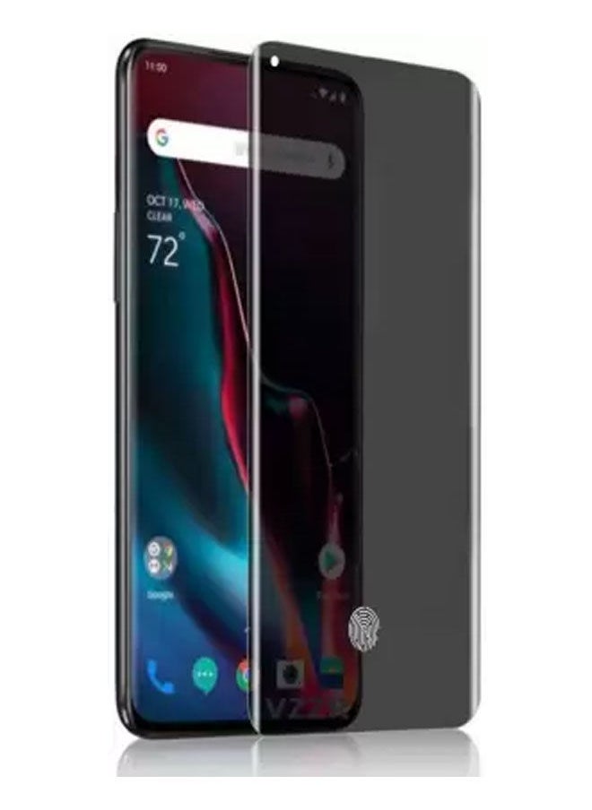 EYE CATCH - 5D Anti-Spy Privacy Tempered Glass Screen Protector For Oppo Reno 6 Pro Black - Image 1