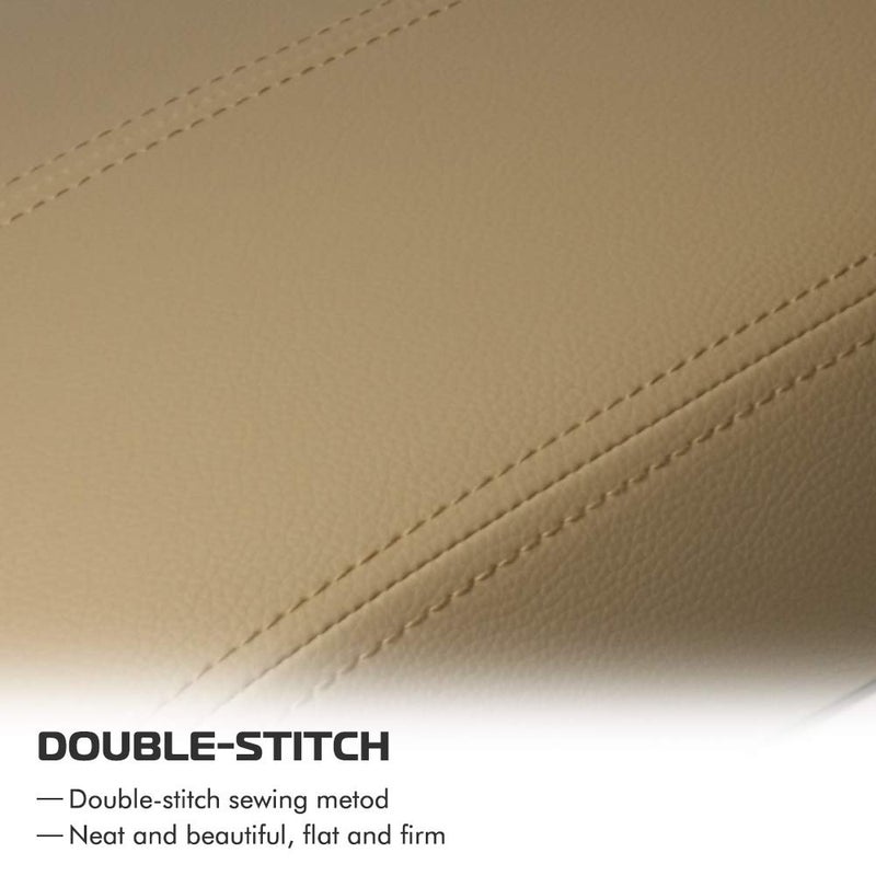 A ABIGAIL غطاء مسند الذراع لكونسول الوسط بديل متوافق مع هوندا أكورد 2008 2009 2010 2011 2012 جلد صناعي غطاء كونسول (بيج) - Image 4