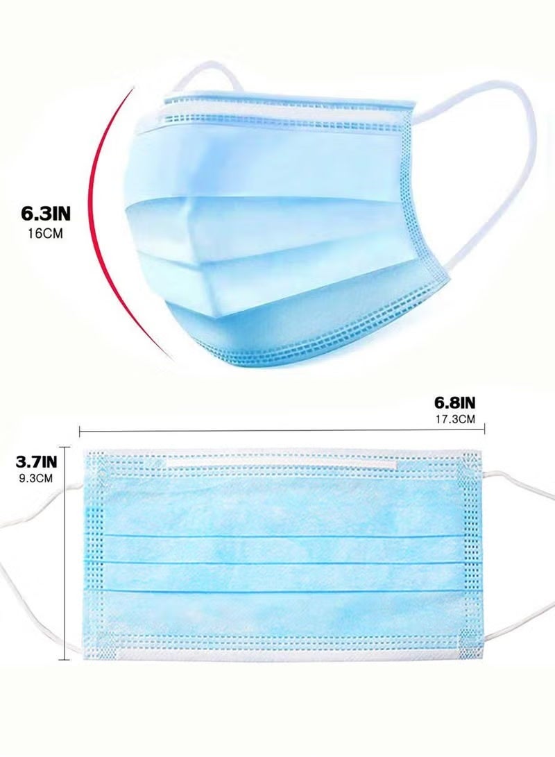 Dada قناع دادة للوجه فردي أزرق، معبأ بشكل فردي - Image 2