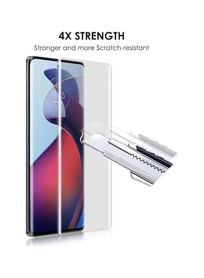 Screen Protector Compatible with vivo V50 Tempered Glass [Fingerprint Unlock] [Anti-Scratch] [9H Hardness][HD] Camera Lens Protector for vivo V50 Screen Protector - Upgrade Full Coverage - Image 2