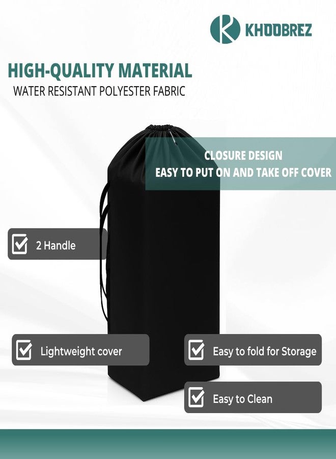 KHOOBREZ Waterproof Rain and Travel Bag Cover for Stroller, Pram, Baby Car Seat SSC(Black) - Image 3