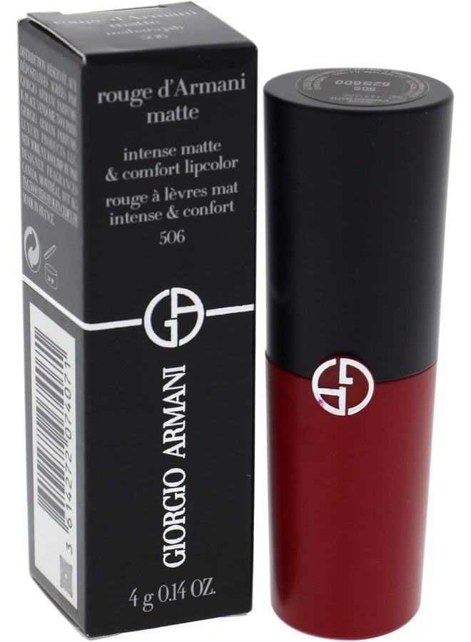 Giorgio Armani Rouge D'Armani Matte Intense Matte & Comfort Lipcolor - # 506 Maharajah 4g/0.14oz - Image 4
