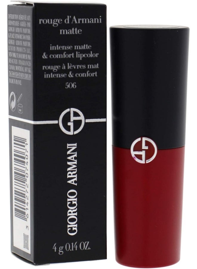 Giorgio Armani Rouge D'Armani Matte Intense Matte & Comfort Lipcolor - # 506 Maharajah 4g/0.14oz - Image 3