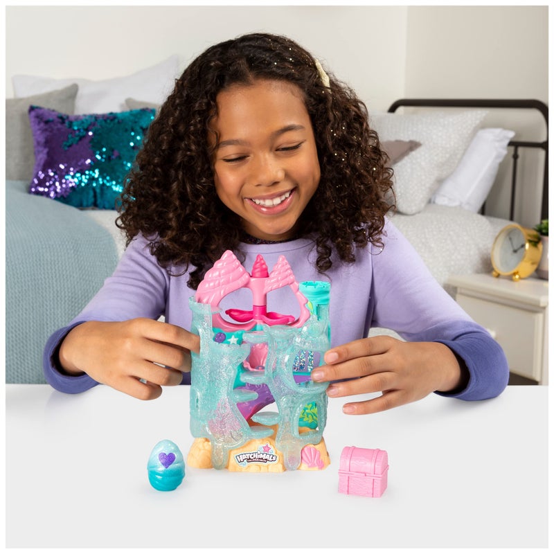 Hatchimals CollEGGtibles, Coral Castle Fold Open Playset with Exclusive Mermal Character (Amazon Exclusive Set), Girl Toys, Girls Gifts for Ages 5 and up - Image 4